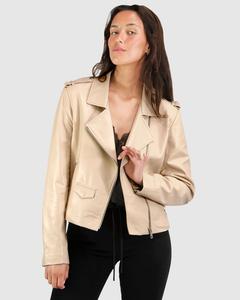 Кожаная куртка Just Friends Belle&Bloom, цвет sand