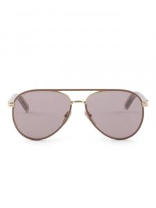 Prada Eyewear aviator-frame солнцезащитные очки, золотой