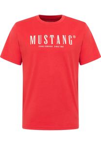 MUSTANG Футболка 'Style Austin' в цвете Fire Red