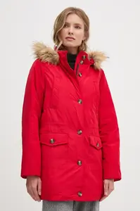 Пуховик женский Pepe Jeans, красный