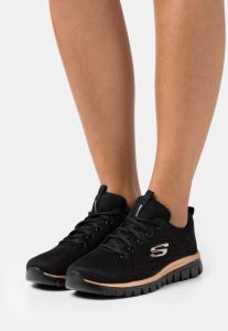 Кроссовки Skechers Graceful, черный / розовое золото