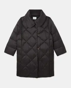 Женский короткий гладкий пушистик Couchel, черный