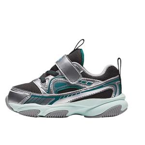 Нескользящие и износостойкие, поддерживающие низкие туфли для малышей Antakids, коричневый/серебряный