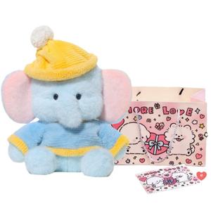 Мягкая и милая плюшевая кукла Слон Татта высотой 30 см Love of wormwood