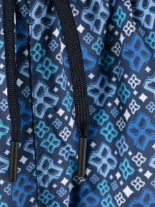 Tagliatore плавки-шорты с узором, синий