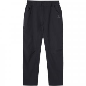 Тонкие флисовые термоантибактериальные эластичные повседневные брюки Men's CAMEL, phantom черный