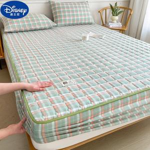 Disney Простыня на резинке 180х200 см, стеганая, с наполнителем из хлопка Синьцзян, антиклещевая, цвет Jieli Tiao