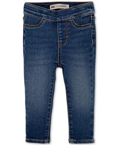 Джинсовые джеггинсы для маленьких девочек Levi's, синий