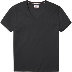 Футболка с коротким рукавом Tommy Jeans Original V-Neck, черный