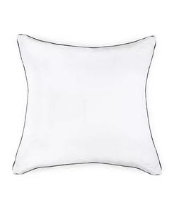 Европейская льняная подушка размером 26 x 26 дюймов со съемной накладкой Bokser Home, белый