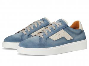 Кроссовки Magnanni Phoenix, цвет Sky Blue Suede/Cream
