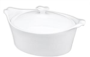 Набор керамической посуды для выпечки jinsongdafa с крышками, белый