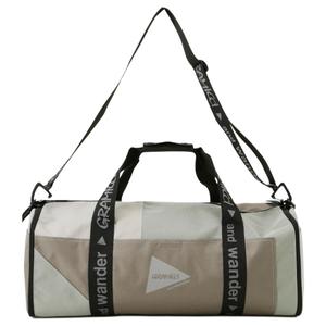 Полиэстеровая сумка через плечо с одним ремнем, дорожная сумка Unisex And Wander, бежевая