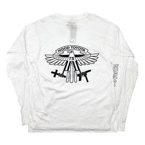 Футболка cactus jack long sleeve hood toyota t-shirt 'white' Travis Scott, белый