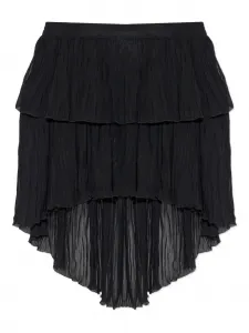 Асимметричная многоярусная юбка Blumarine, черный