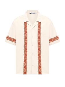 Dandalo Рубашка на пуговицах комфортного кроя в цвете шамуа