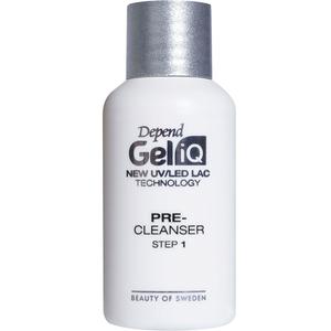Жидкость для снятия лака gel iq step 1 pre-cleanser Depend, объем 35 мл