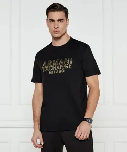 Футболка Regular fit Armani Exchange, черный