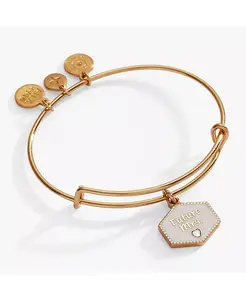 Браслет-Шарм «Будущая миссис» Alex And Ani, gold