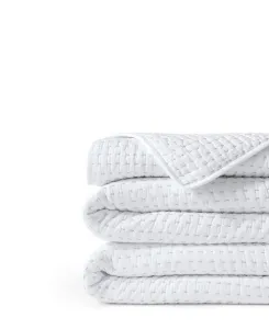 Лоскутное одеяло, выполненное стежком «семена» Lands' End, белый