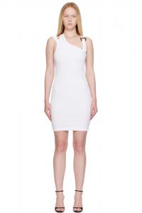 Мини-платье с барочной пряжкой Versace Jeans Couture, мультиколор