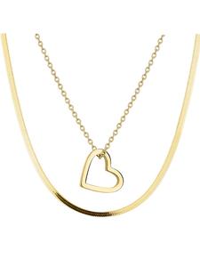 LIEBESKIND BERLIN Прекрасное многослойное колье из золота
