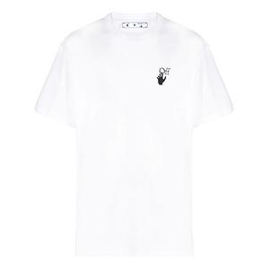 Футболка fw21 logo arrow round neck short sleeve loose fit white Off-White, белый