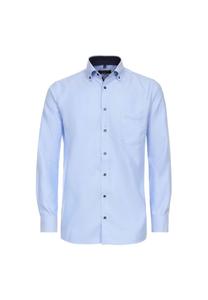 Мужская деловая рубашка, простого и комфортного кроя CASAMODA, голубой