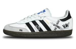 Кроссовки adidas originals SAMBA OG Skateboarding Shoes Unisex Low-top Yellow/black, белый