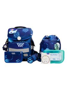 SCHOOL-MOOD Набор школьных сумок Timeless Pro из 7 предметов в футбольном стиле