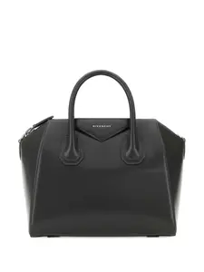 Маленькая кожаная сумка Antigona Givenchy, серый