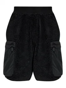 Флисовые шорты-карго DSQUARED2, черный