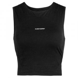 Футболка без рукавов Icebreaker Zoneknit Cropped Merino, черный