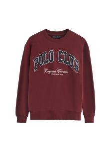 Толстовка Polo Club, бордовый