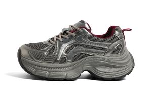 Женские кроссовки с низким берцем, устойчивые к скольжению и износу, дышащие HUANQIU, Gray