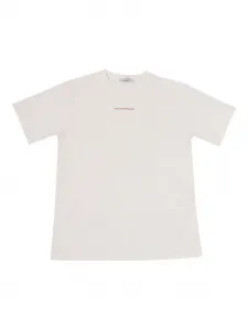 Футболка с логотипом Paolo Pecora Kids, нейтральный