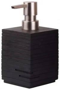 Дозатор мыла Sanilo "Calero" со стабильным и нержавеющим насосом 8х15,5х8 см, черный