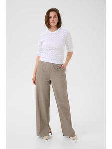 Kaffe Вязаный свитер обычного кроя KAkarla мелового цвета