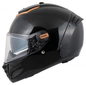 Полнолицевый шлем Spartan RS Shark, черный/коричневый