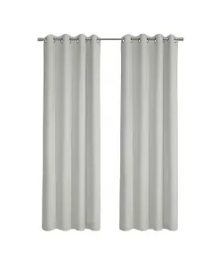 Затемняющая шторная панель Navar с люверсами для спальни и гостиной, 54 дюйма, белый цвет Thermaplus, white