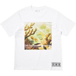 Футболка Pokemon, мужская UNIQLO, белый