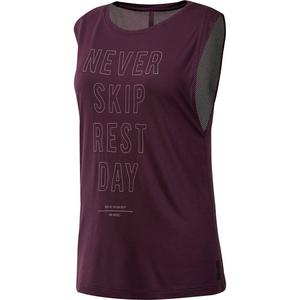 Майка с графическим принтом мускулов Reebok, цвет violett