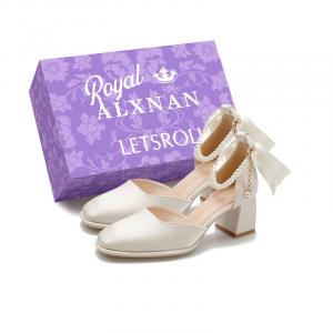 Туфли на высоком каблуке для женщин Alxnan, Ecru+Box