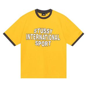 Футболка Stussy Sport Ringer Tee, Gold