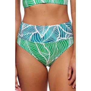 Женские плавки-бикини Harmony с высокой талией Next By Athena, Pilea Palms/Deep Lake