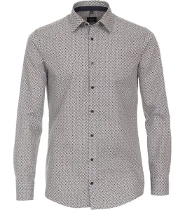 Деловая рубашка VENTI "Деловая рубашка VENTI принт", коричневый