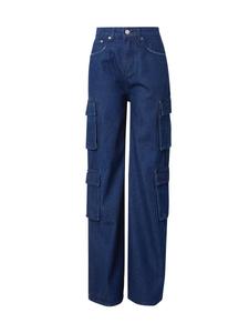 Джинсы GLAMOROUS Wide leg Cargo Jeans, синий деним
