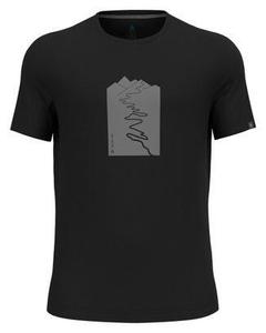 Джерси с коротким рукавом Odlo Nikko Trailhead, черный