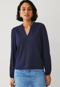 Блуза Ellos Collection, темно-синий