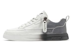 Кроссовки VICKI BROWN Jeans Stylish Skateboarding Shoes Men Low-top, белый/синий